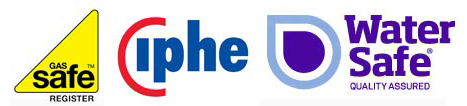 Gas Safe Register, IPHE, Water Safe accredited